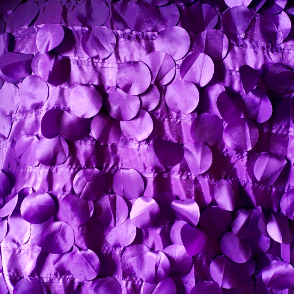Purple curtains